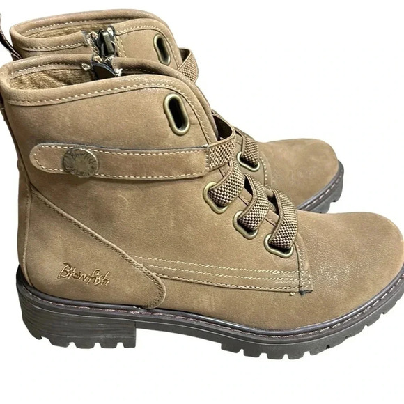 Blowfish ankle boots,women NEW!Malibu,size 6.5,grunge, boho, logo, accents - Picture 7 of 16